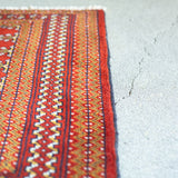 トライバル ラグ 131×63cm イラン手織り 一点物