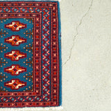 トライバルラグ 135×63cm イラン手織り 一点物