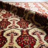 トライバル ラグ 147×100cm イラン手織り 一点物