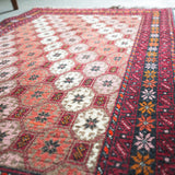 トライバル ラグ 165×92cm イラン手織り 一点物