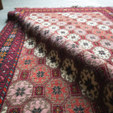 トライバル ラグ 165×92cm イラン手織り 一点物