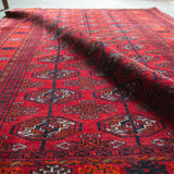 トライバル ラグ 175×115cm イラン手織り 一点物