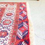 トライバル ラグ 137×110cm イラン手織り 一点物