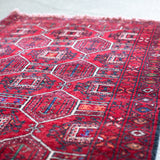 トライバル ラグ 93×64cm イラン手織り 一点物