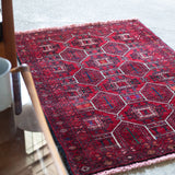 トライバル ラグ 93×64cm イラン手織り 一点物