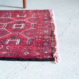 トライバル ラグ 93×64cm イラン手織り 一点物