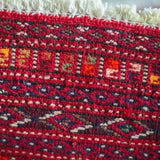 トライバル ラグ 115×55cm イラン手織り 一点物