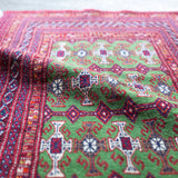 トライバル ラグ 115×55cm イラン手織り 一点物