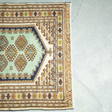 トライバル ラグ 151×120cm イラン手織り 一点物