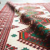 トライバル ラグ 154×102cm イラン手織り 一点物