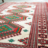 トライバル ラグ 154×102cm イラン手織り 一点物