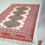 トライバル ラグ 154×102cm イラン手織り 一点物