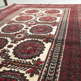 トライバル ラグ 195×104cm イラン手織り 一点物