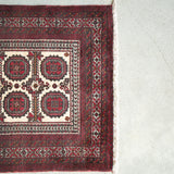 トライバル ラグ 195×104cm イラン手織り 一点物