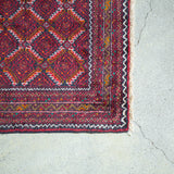 トライバル ラグ 146×85cm イラン手織り 一点物