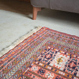 トライバル ラグ 137×97cm イラン手織り 一点物