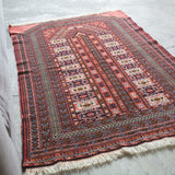 トライバル ラグ 137×97cm イラン手織り 一点物