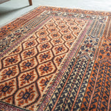 トライバル ラグ 177×98cm イラン手織り 一点物