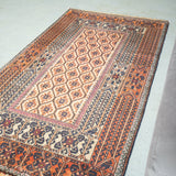 トライバル ラグ 177×98cm イラン手織り 一点物