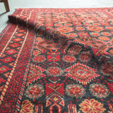 トライバル ラグ 195×108cm イラン手織り 一点物