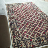 トライバル ラグ 185×105cm イラン手織り 一点物