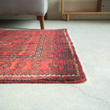トライバル ラグ 220×105cm イラン手織り 一点物