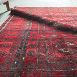 トライバル ラグ 220×105cm イラン手織り 一点物