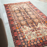 トライバル ラグ 200×103cm イラン手織り 一点物