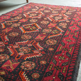 トライバル ラグ 183×105cm イラン手織り 一点物