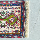 トライバル ラグ 100×61cm イラン手織り 一点物