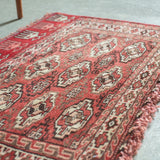 トライバル ラグ 106×63cm イラン手織り 一点物