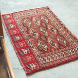 トライバル ラグ 106×63cm イラン手織り 一点物