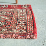 トライバル ラグ 106×63cm イラン手織り 一点物