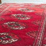 トライバル ラグ 110×85cm イラン手織り 一点物