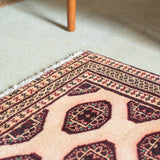 Tribal Rug 123×90cm 手織りトライバルラグ トルクメン