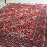 トライバル ラグ 119×93cm イラン手織り 一点物