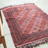 トライバル ラグ 119×93cm イラン手織り 一点物