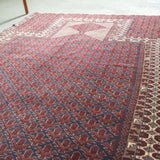 トライバル ラグ 130×93cm イラン手織り 一点物