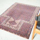 トライバル ラグ 130×93cm イラン手織り 一点物