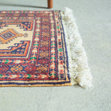 トライバル ラグ 70×60cm イラン手織り 一点物