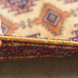 トライバル ラグ 70×60cm イラン手織り 一点物