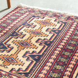 Tribal Rug 70×60cm 手織りトライバルラグ トルクメン