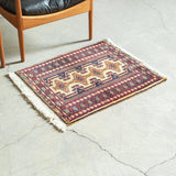 Tribal Rug 70×60cm 手織りトライバルラグ トルクメン