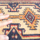 Tribal Rug 70×60cm 手織りトライバルラグ トルクメン