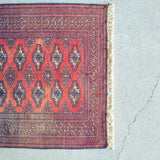 トライバル ラグ 85×63cm イラン手織り 一点物