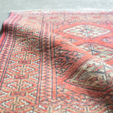 トライバル ラグ 82×62cm イラン手織り 一点物