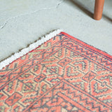 トライバル ラグ 82×62cm イラン手織り 一点物