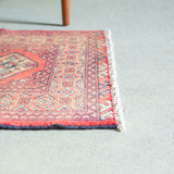 Tribal Rug 82×62cm 手織りトライバルラグ トルクメン