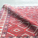 トライバル ラグ 77×62cm イラン手織り 一点物