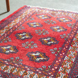 Tribal Rug 87×66cm 手織りトライバルラグ トルクメン 